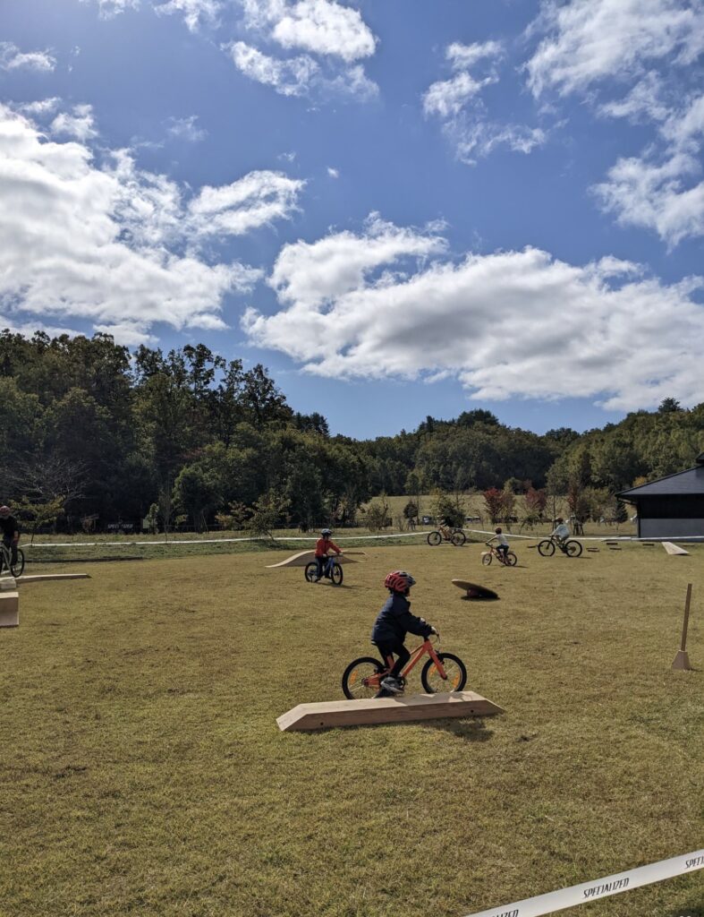 日田市大山でお子様と自転車体験！